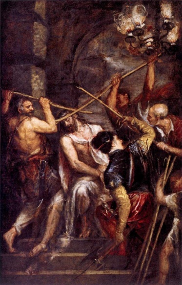 Incoronazione di spine, 1570-75, Monaco, Alte Pinakothek.