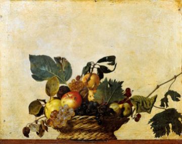 "Canestra di frutta", 1599, Pinacoteca Ambrosiana di Milano