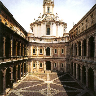 Esterno Chiesa di Sant'Ivo alla Sapienza