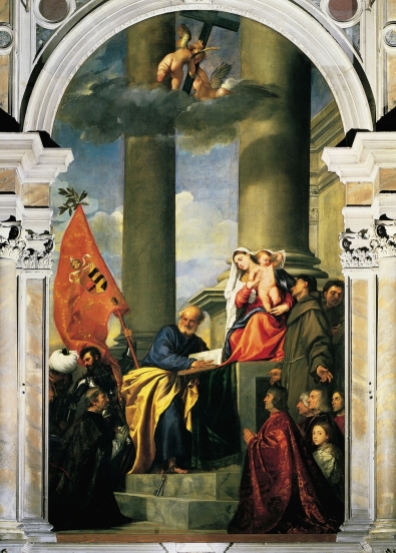 Pala Pesaro, 1519-26, Venezia, Chiesa di Santa Maria Gloriosa dei Frari.